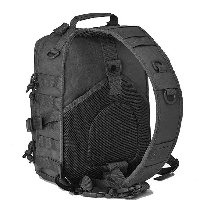 Tactical Military Sling Backpack Small Sling Rover Shoulder Bag Molle Outdoor Camping Daypack Backpack With Adjustable Strap