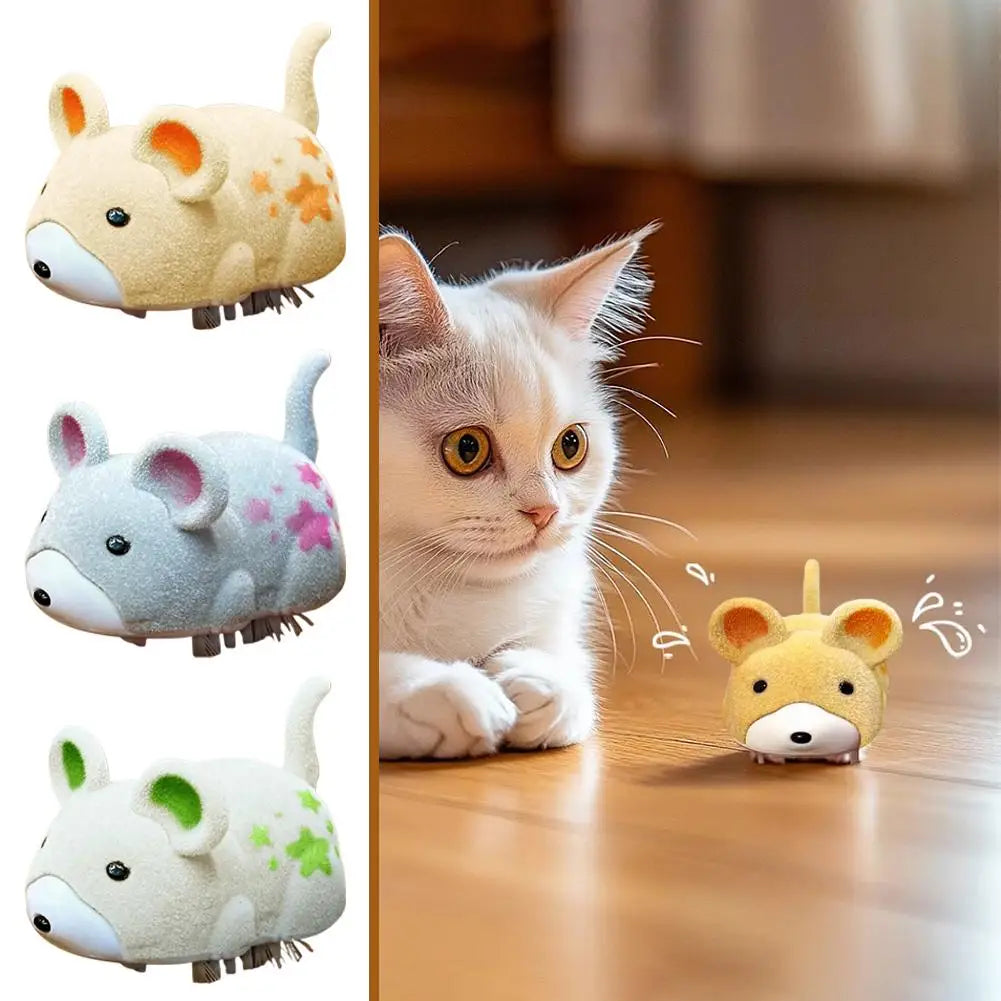 Interactive Cat Toys for Indoor Cats Cat Mouse Toy Electric Vibration Mouse Automatic Moving Kitten Toys Home