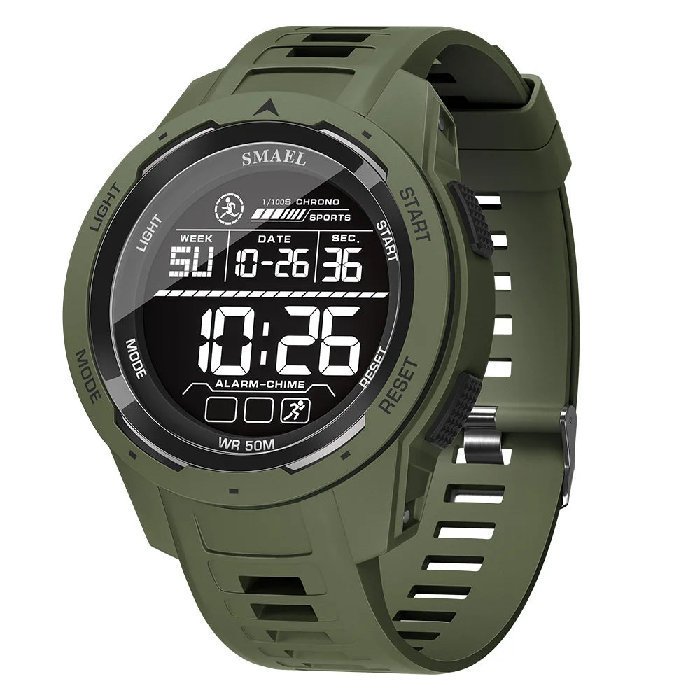 New SMAEL 8105 Watches Camo Strap Military Sport Watch for Men Clock Fashion Digital Wristwatch Waterproof Shockproof Watches