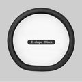 Embossed PU Leather Patchwork Car Steering Wheel Cover, Non-slip, Breathable, Universal 15 Inch (Approx. 38cm)