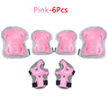 Kids Knee Pads Elbow Pads Age 3-7 Toddler Boys Girls, 6 In 1 Protective Gear Safety Set with Wrist Guard for Skating Cycling Ne