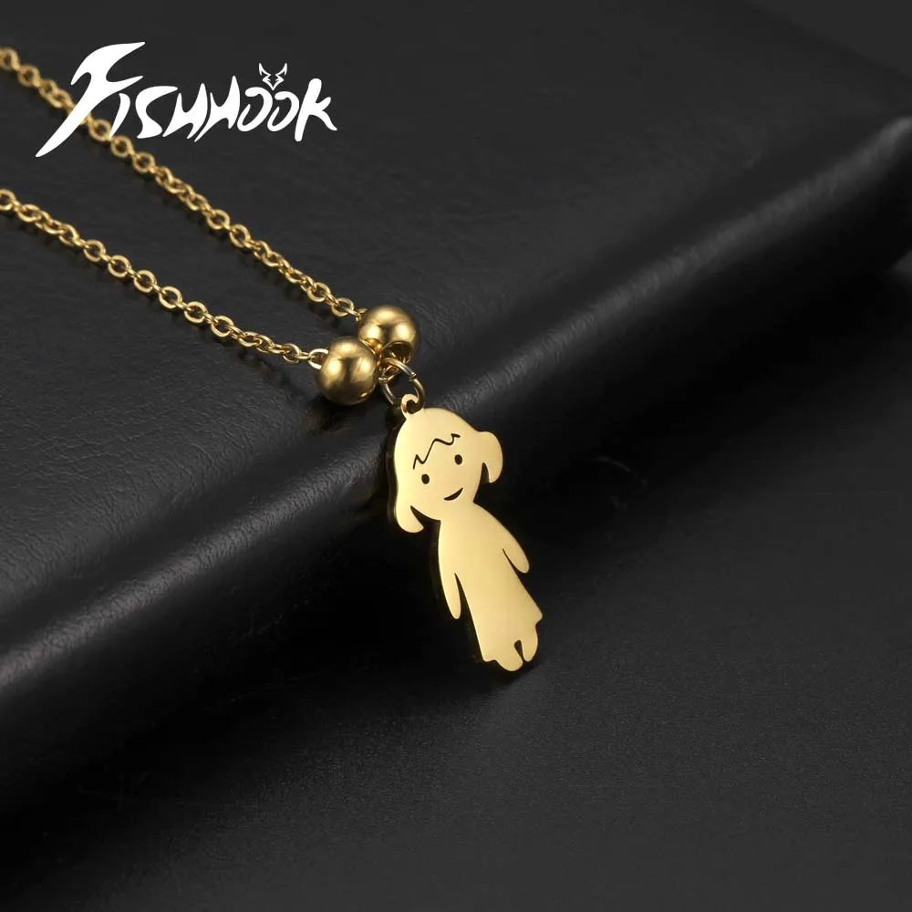 Couple Friend Sister Custom Name Personalized Necklace Gift for Women Men Mother Day Father Family Stainless Steel Jewelry