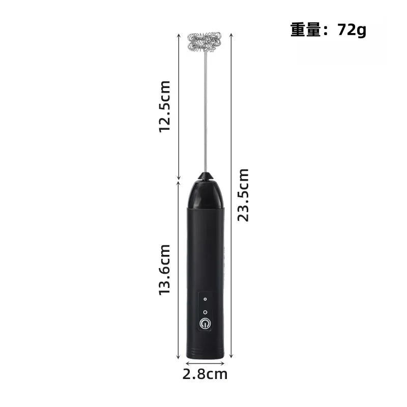 Coffee Frother/MILK Whisk+Egg Beater MINI Food Blender USB Rechargeable Handheld  Espresso Tools