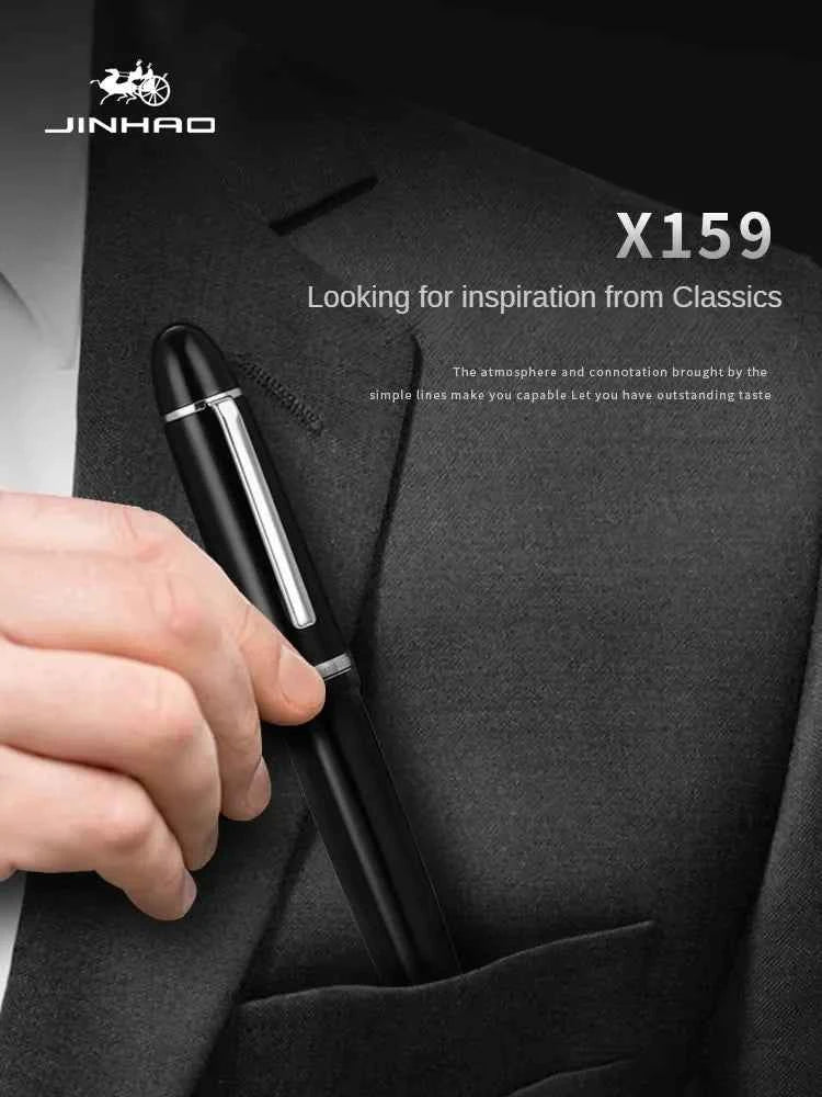 Jinhao X159 Fountain Pen Multicolour Acrylic Luxury Elegant Pens 0.5mm/0.38mm Nib Ink Pens Writing Office Supplies Stationery
