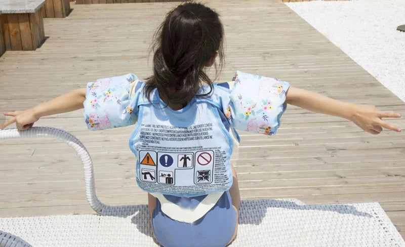 Baby Swim Buoyant Vest Kids Learn Swimming Child Swim Trainer Boy Girl Cute Float Swimsuit Swimming Pool Accessories