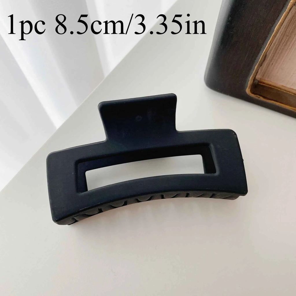 4Pcs/Set Women Girls Claw Clips Coffee Black Hair Claw Nonslip Crab Hairpins Barrette Fashion Hair Accessories Gifts