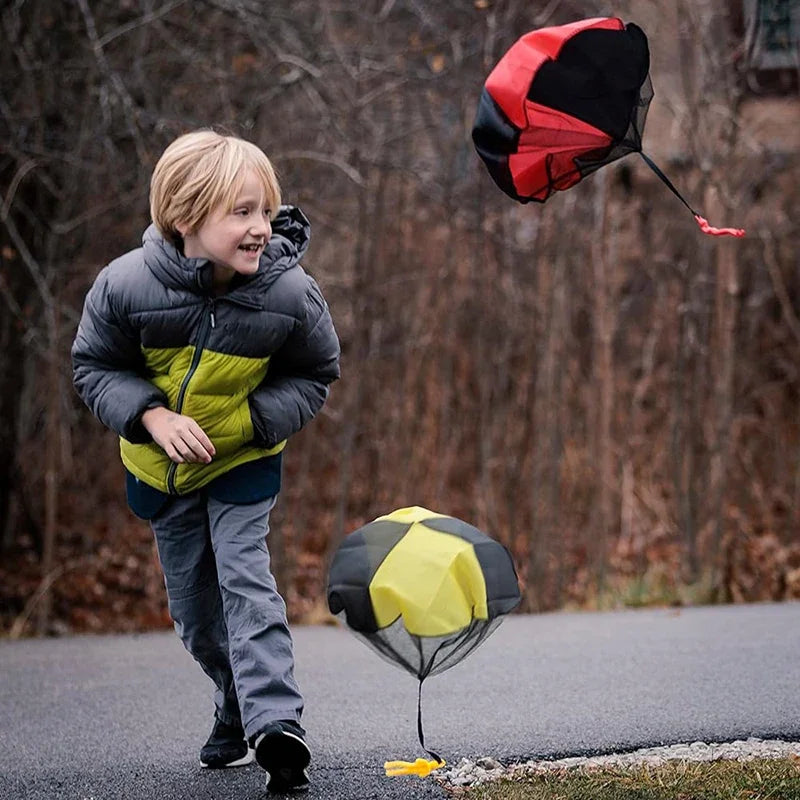 Parachute Toys for Kids Tangle Free Outdoor Flying Parachute Men Outside Toy Easter Basket Idea Unique Boy Girl Gift Kids Crafts