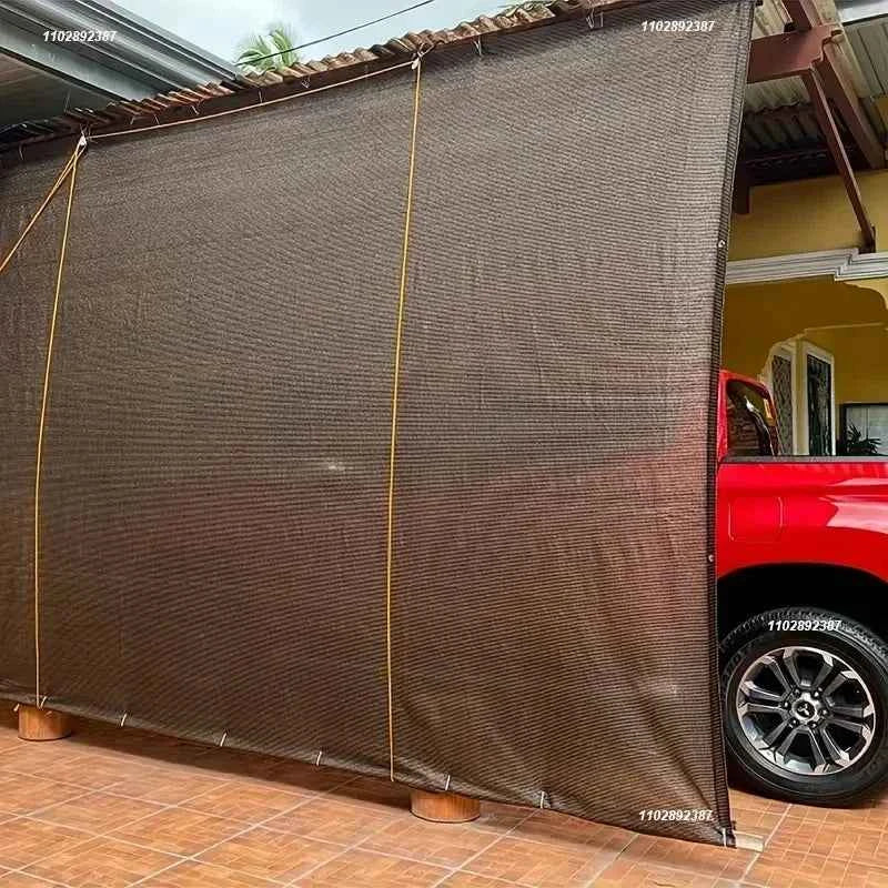Summer Sunshade Net Garden Room, Sunscreen Shading Sails, Sun Protection, Shading Mesh, Outdoor Camping, Car Sun Cover