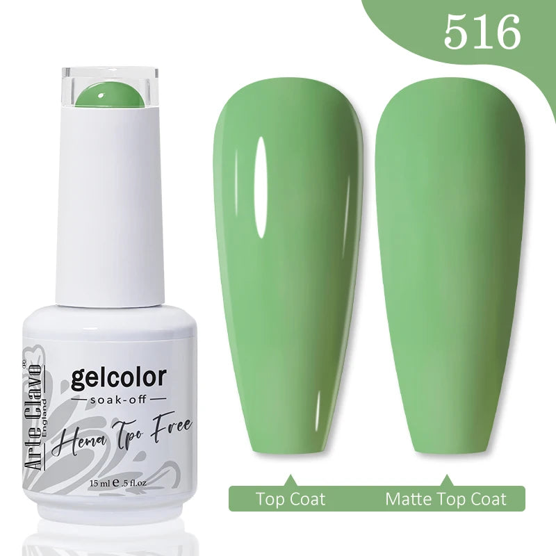 Arte Clavo TPO HEMA FREE Top Quality Discount Price 131 Colors Nail Gel Polish New Formula Nail Gel 15ml Bottle UV Gel Varnish