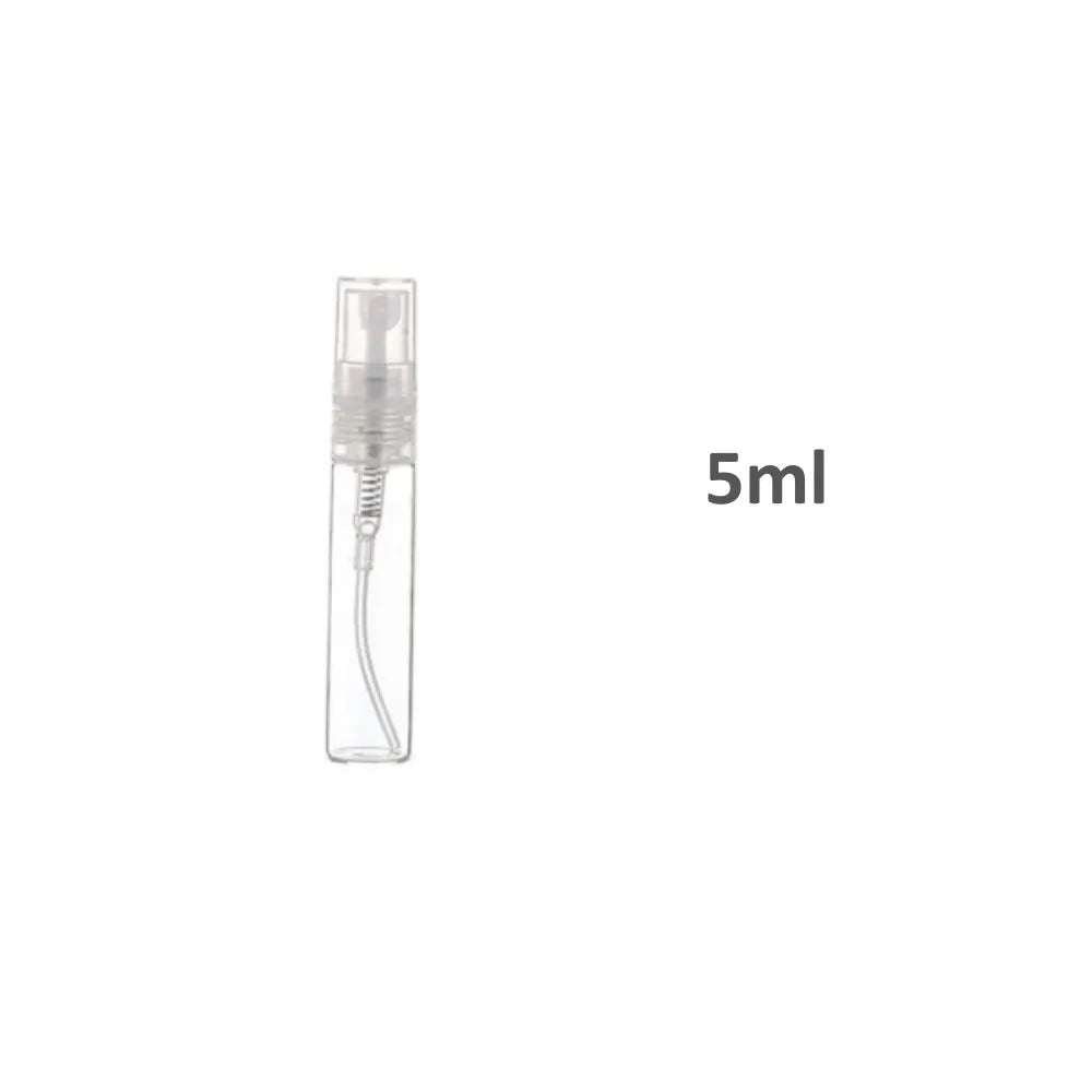 Clear-5ml Color Mini Glass Perfume Refillable Bottle – Travel Spray Tube