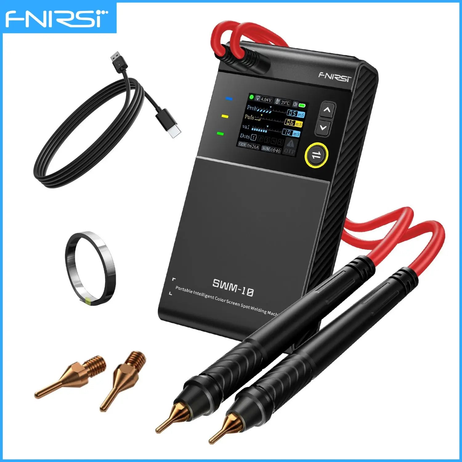 FNIRSI SWM-10 spot welder, 18650 battery assembly, up to 0.25mm, 5000mAh