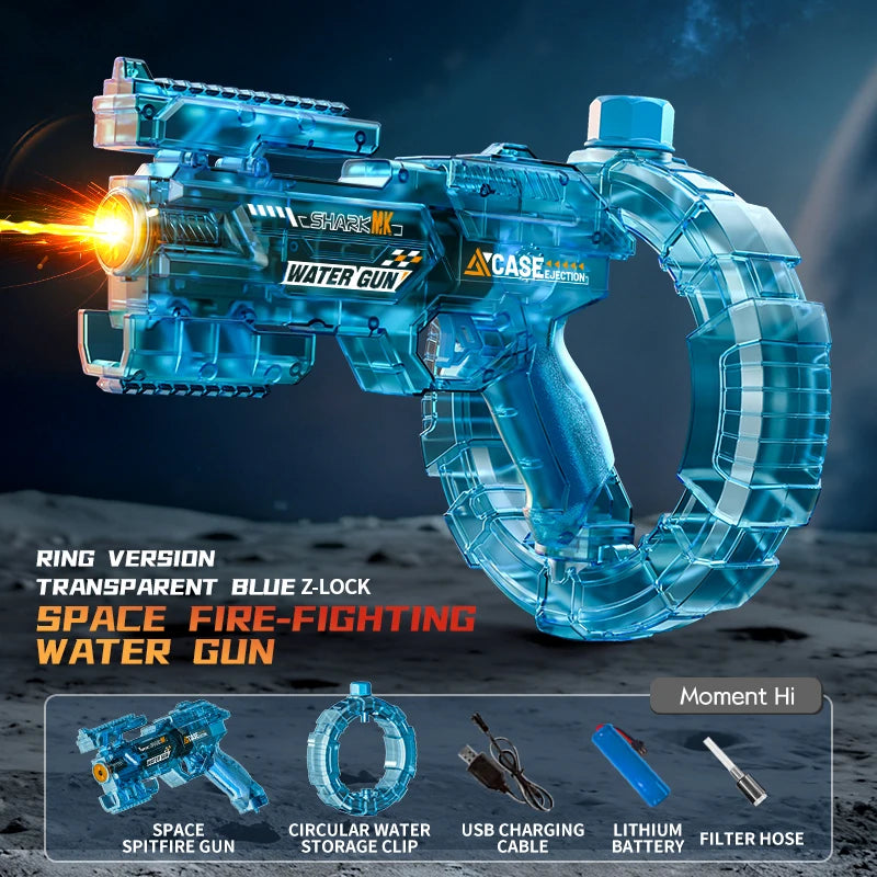 Adult Powerful Electric Squirt Water Gun Large Capacity Water Blaster Summer Outdoor Beach Toy Gift  Birthday Gift