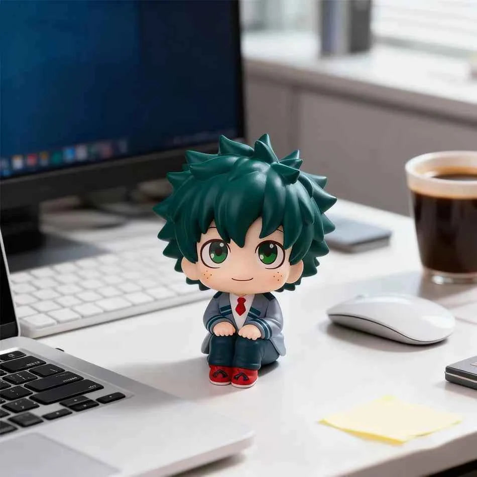 New My Hero Academia (MHA): Tomura Shigaraki / Izuku Midoriya / Katsuki Bakugo Cute Chibi PVC Figurine | Collectible Toy Model