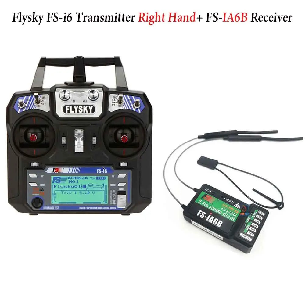 Flysky FS-i6 FS I6 2.4G 6ch RC Transmitter Controller FS-iA6 / FS-iA6B Receiver For RC Helicopter Plane Quadcopter Glider