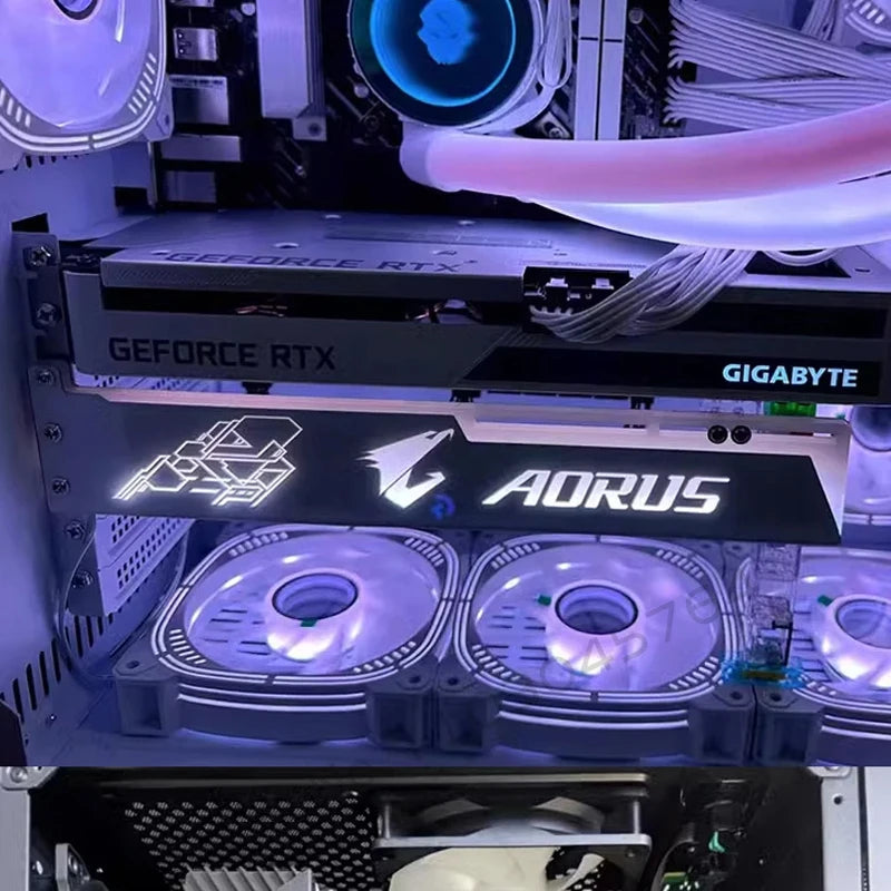 GPU Holder 5V ARGB VGA Support 3090 3080 4090 Graphics Card Bracket M/B AURA SYNC, MOD Gamer Cabinet Decoration