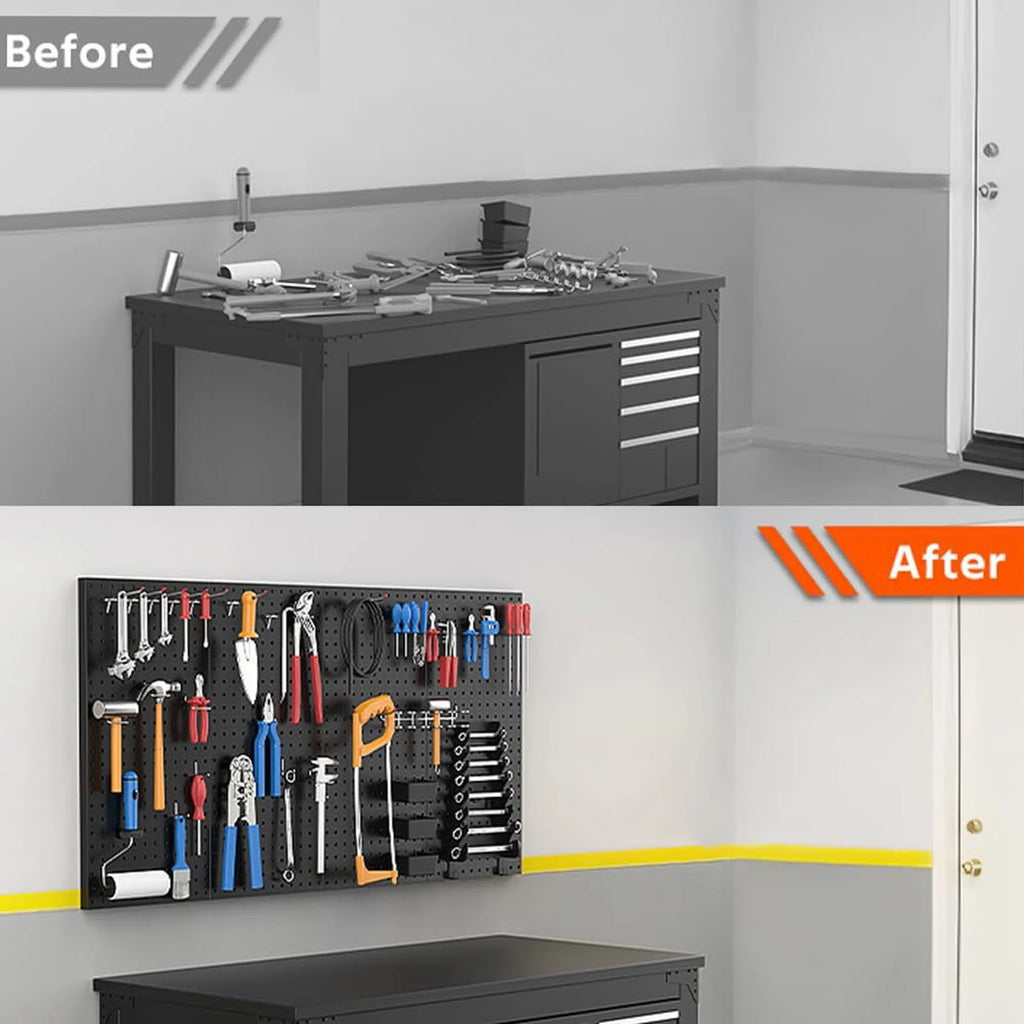 Metal Storage Hardware Tool Wall-mounted Board Tools Packaging Board DIY Multifunction Strong Bearing Capacity Professional Tool