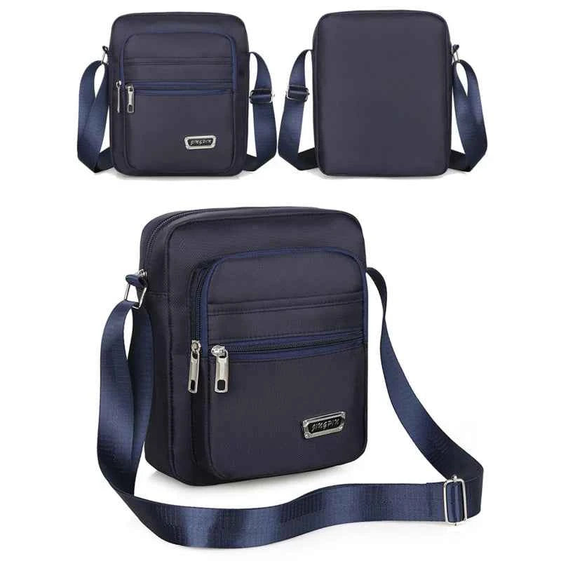 Brand New Men Crossbody Bags Male Nylon Shoulder Bags Boy Messenger Bags Man Handbags for Travel Casual Large Satchel Grey