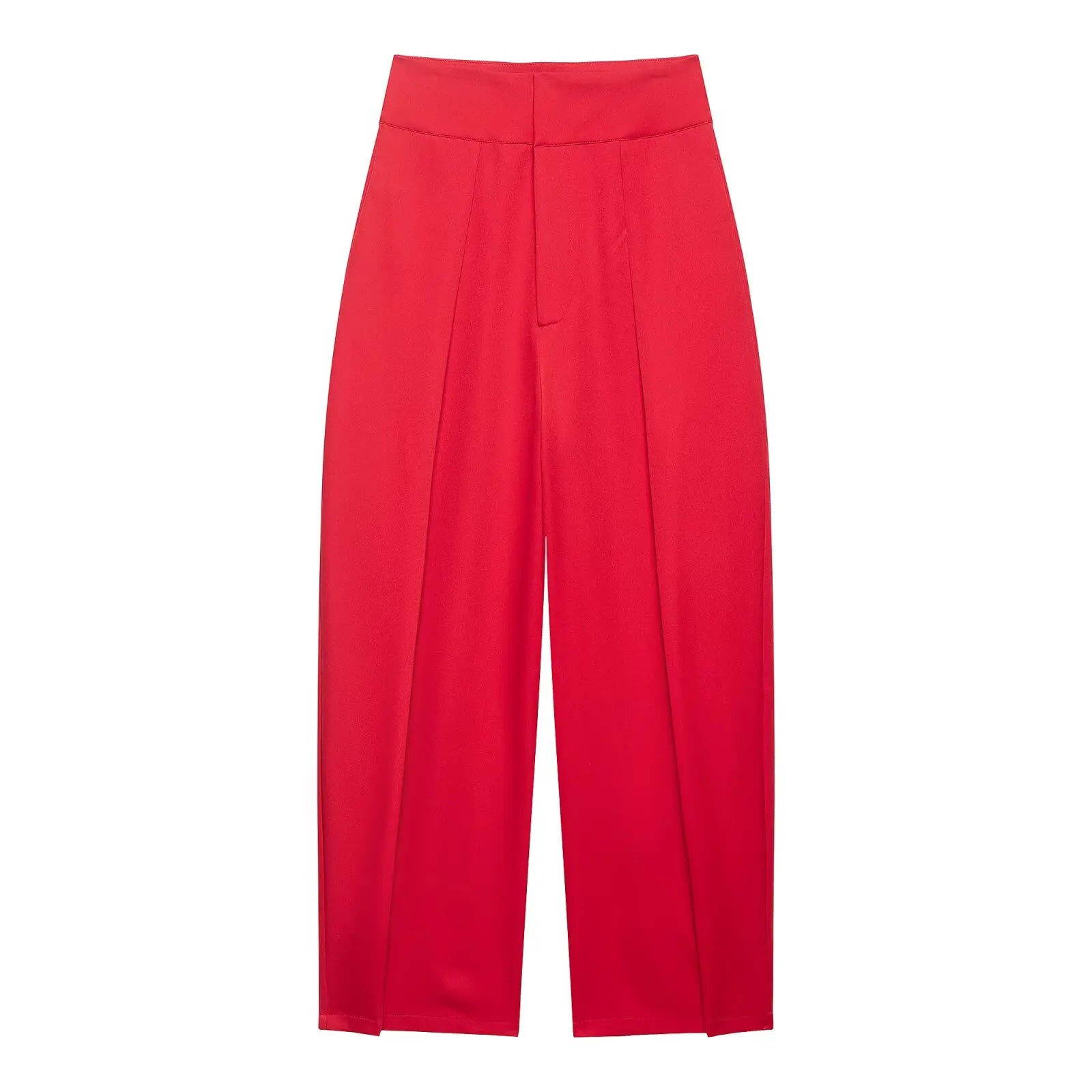 Koekop Office outfits High-waisted pleated balloon Ladies Pants Fashion Office Wear High waist Pants for Women Formal Pants