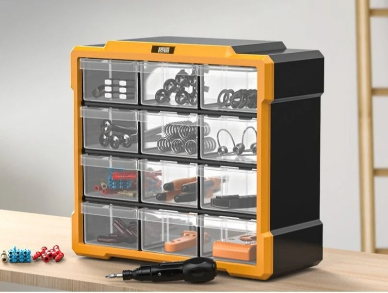 Hardware Toolbox Hanging Design Tool Parts Box Drawer-type Classification Storage Box Sturdy and Durable Tools Packaging