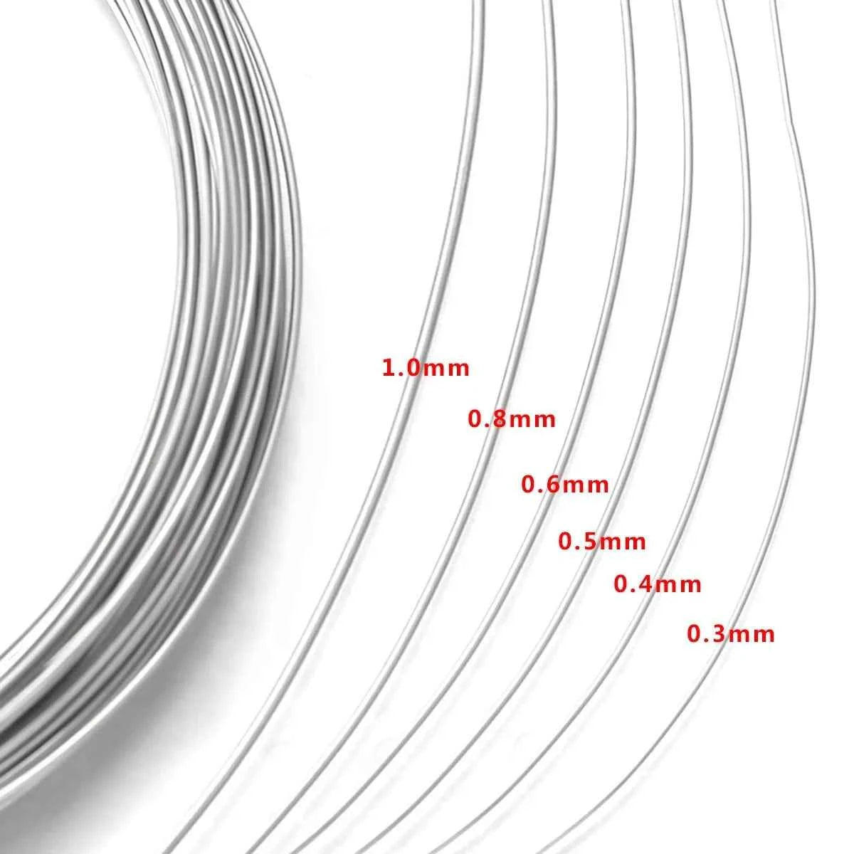 10M/Roll Stainless Steel Jewelry Wire Components for Jewelry Making Steel Wire Jewelry Cord String DIY Jewellry Accessoires