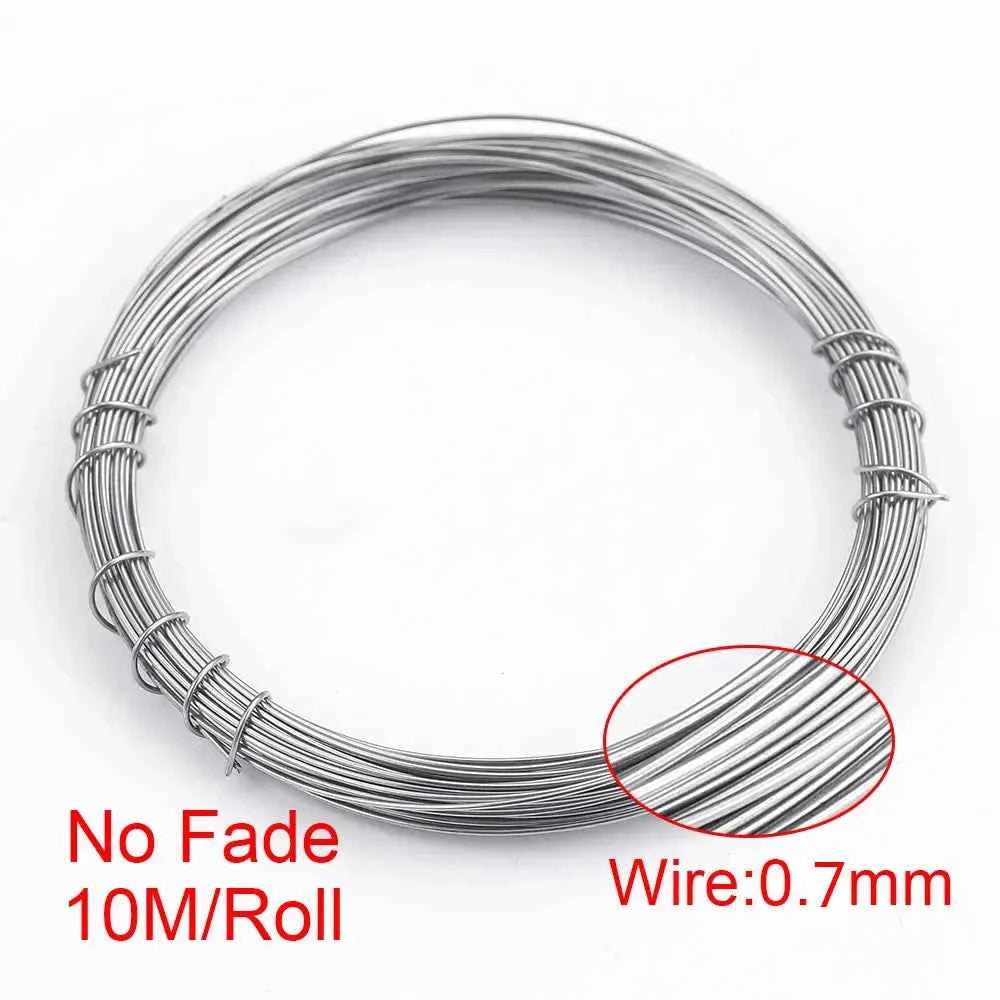 10M/Roll Stainless Steel Jewelry Wire Components for Jewelry Making Steel Wire Jewelry Cord String DIY Jewellry Accessoires
