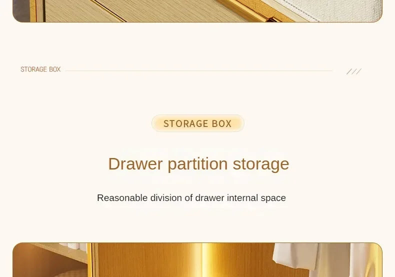 1-5PCS Fabric Drawer Organizers for Underwear Socks Bras - Closet Storage Box with Dividers Foldable Wardrobe Shelf Organizer Se