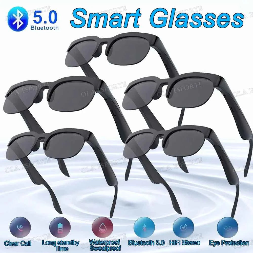 New Camera Control Smart Glasses 2025 Music Sunglasses Headphones Wireless Bluetooth Call Headset HIFI Audio glasses For Android