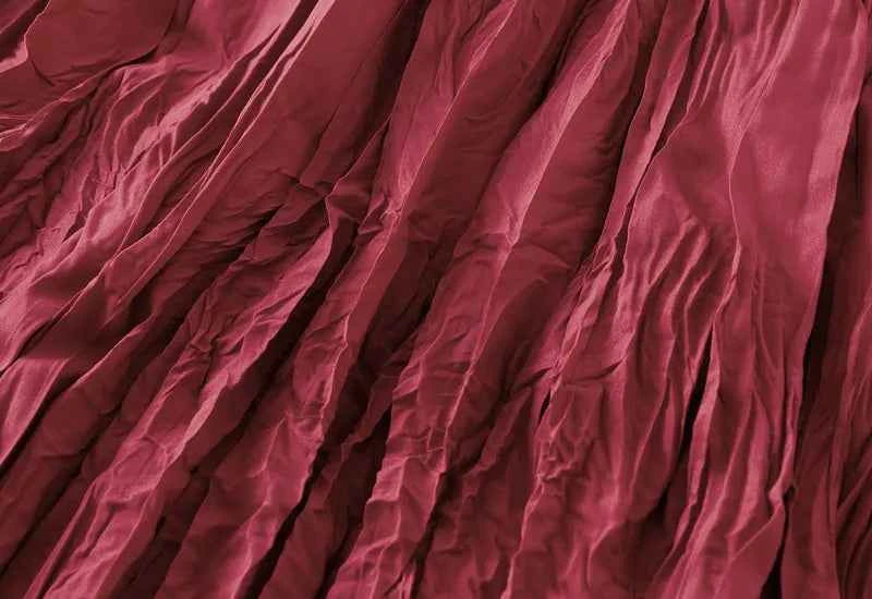 Light Luxury Irregular Slimming Pleated  A-line Skirt for Women High Waist Solid Color Loose Fashion Skirts Casual  Spring New