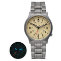 Montres BERNY Titanium pour hommes, super lumineuses, en saphir, montre de terrain pour hommes, montre-bracelet à quartz d'extérieur, légère, étanche 5ATM