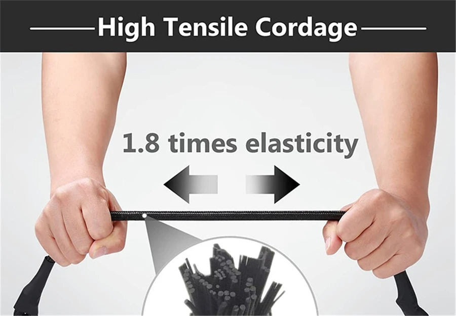 150CM-210CM Heavy Duty Bungee Cord Elastic Tie Strap String Carabiner Hooks Cycling Luggage Packing Ropes Camping  Accessories