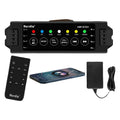 Herdio 4-Channel Bluetooth Audio Amplifier with Remote Control for Bathroom Wall/Ceiling Speakers  EU/US/UK/AU Compatible