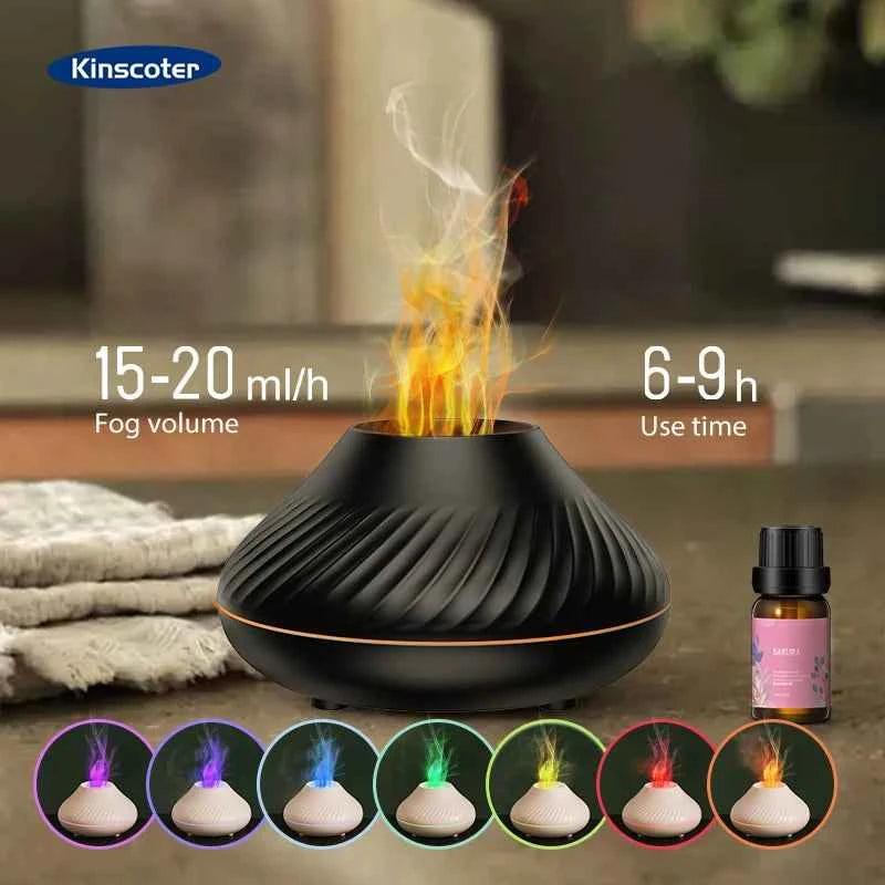 Volcano Aromatherapy Diffuser Portable Desktop Essential Oil Aroma Diffuser Home Air Humidifier Purifier/Essential Oil Set