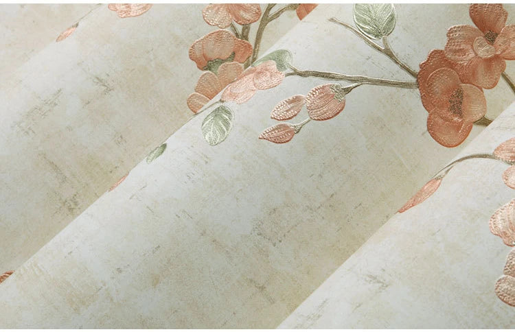 Home Improvement Wall Painting Wallpaper Contact Paper Bedroom Living Room 3D Floral Wall Papers home decor papel de parede