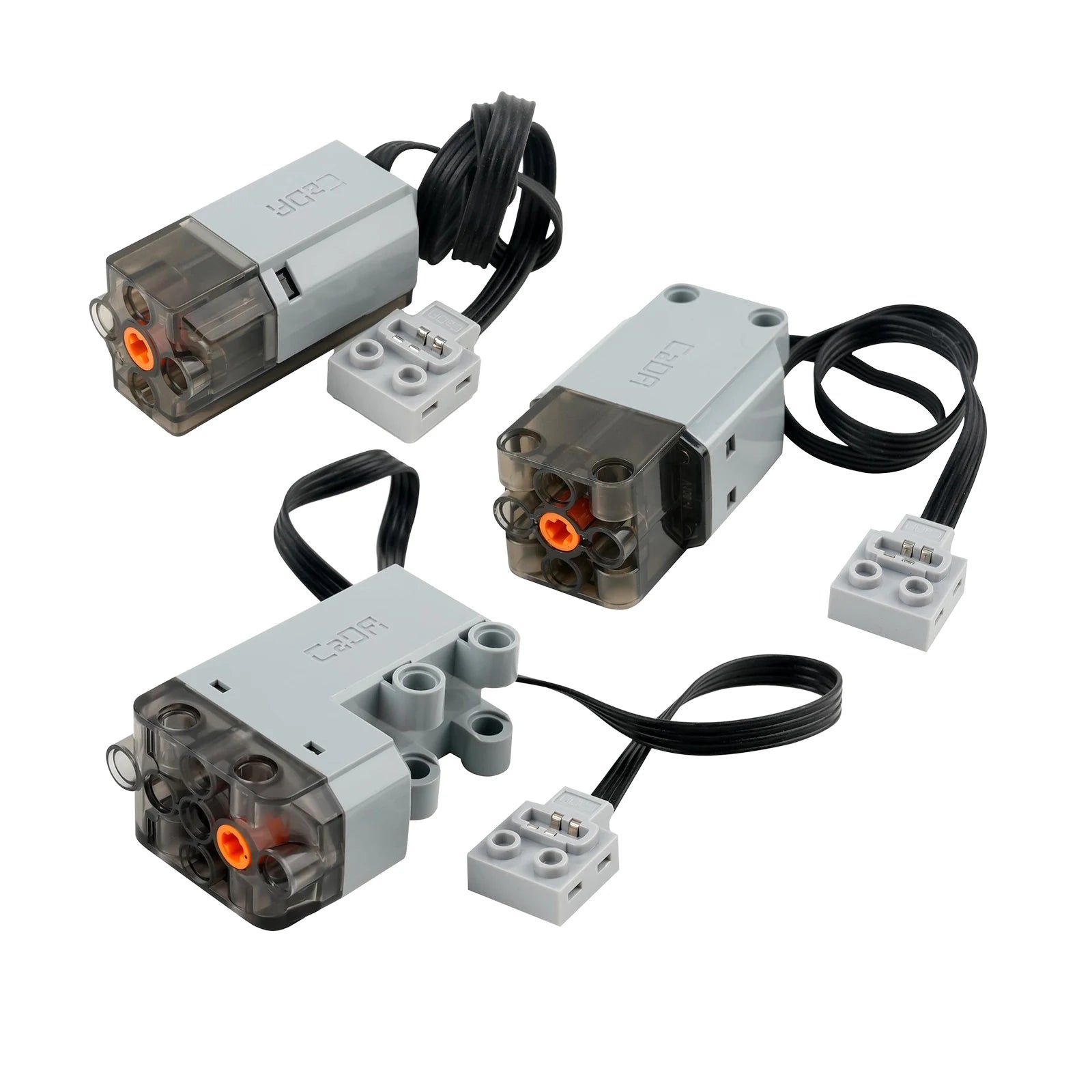 CaDA Technical Motor Parts Upgrade M/L Servo Motor Building Blocks Car Model Power Mechanical Compatible with Legoeds DIY Toys