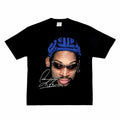 Fashion Men Women T-shirt Rodman American Street Big Head Crew Neck Short Sleeve Cotton T-Shirt Loose Street Wear Tops Clothing