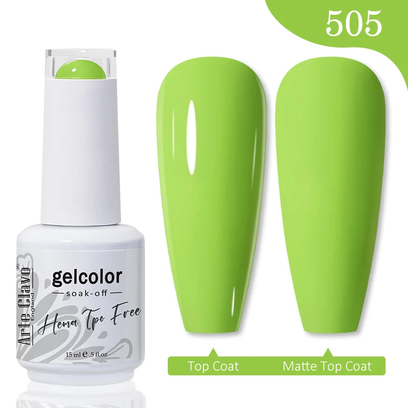 Arte Clavo TPO HEMA FREE Top Quality Discount Price 131 Colors Nail Gel Polish New Formula Nail Gel 15ml Bottle UV Gel Varnish