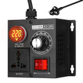 Portable Variable Monophase Voltage Controller Temperature Speed Light Adjuster AC220V 5000W Stepless Voltage Regulator
