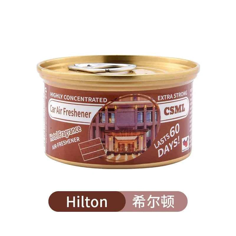 Best-selling Wooden Block Canned Car Aromatherapy, Car Fragrance Paste, Deodorizing Air Freshener, High-end Solid Perfume