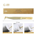 DIYDAY Anti-slip Eyelash Extension Tweezers Stainless Steel Fiber Tip Lashe Tweezer Precision Makeup Tool for Professional Use