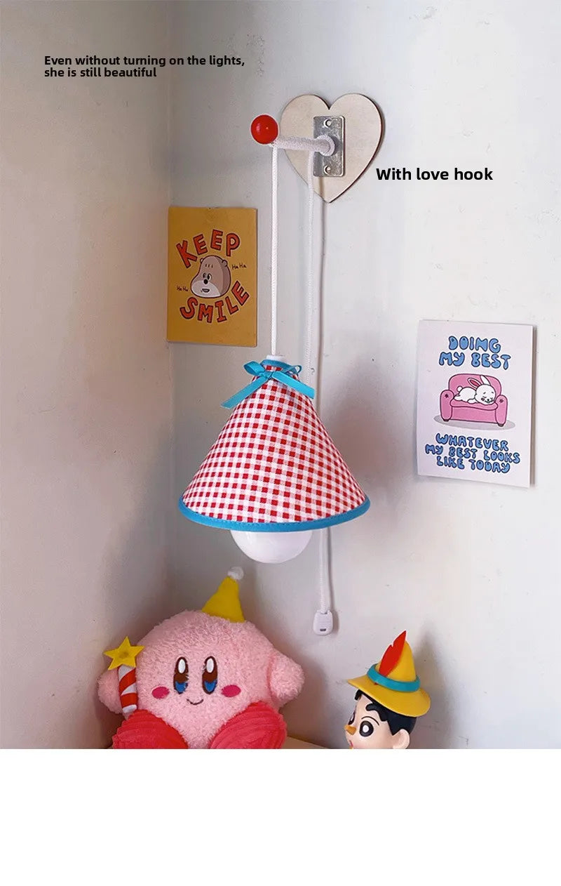 Wall-Mounted Night Light Hanging Bedside Lamp&Desk Light Essential Dorm Accessory for College Students' Upper Bunk Bed&Bedroom