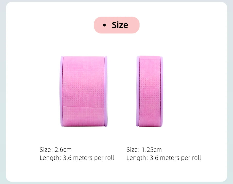 Silicone Gel Tape for Lash Extensions Sensitive Skin Multi Use Non-Woven Breathable Under Eye Pad Patches Makeup Tools Supplier