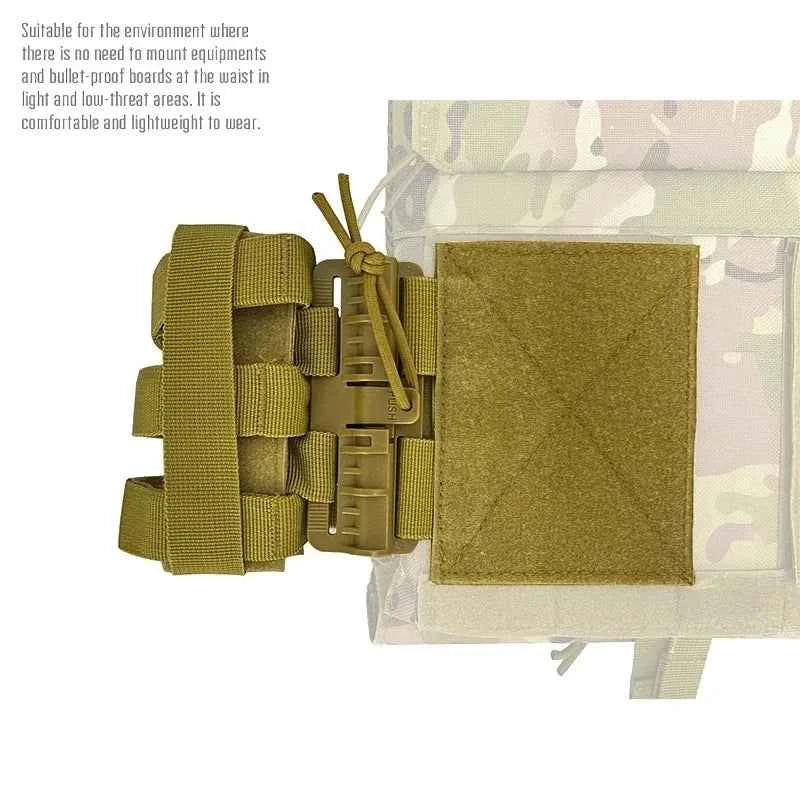 Tactical Vest Quick-Release Buckle Set - Detachable JPC Cover Button for Protective Gear | Outdoor Hunting Accessories