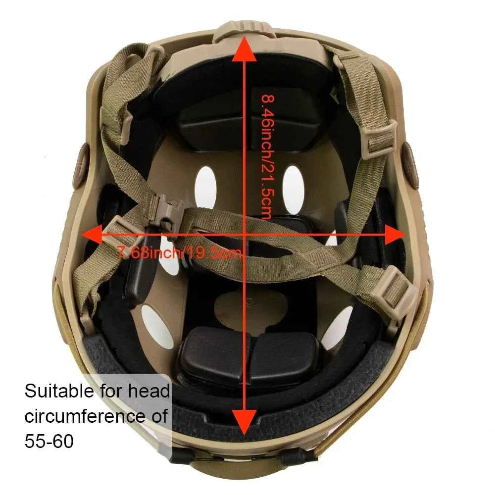 FAST Airsoft Paintball Fast MH Type Tactical Helmet Outdoor CS Protective Equipment With Replacement Foam Padding