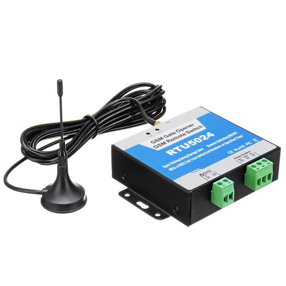 Gate Opener Kit GSM Door Gate Opener Remote On/Off Switch Free Call SMS Command Support 850/900/1800/1900MHz
