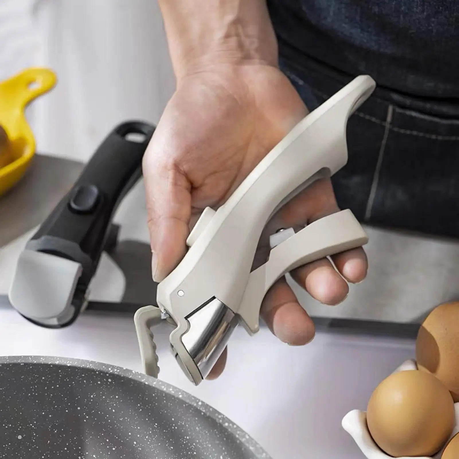 Removable Handle, Handle for Detachable Removable Cookware,Universal Pot Handle,Suitable for All Cookware Camping accessories