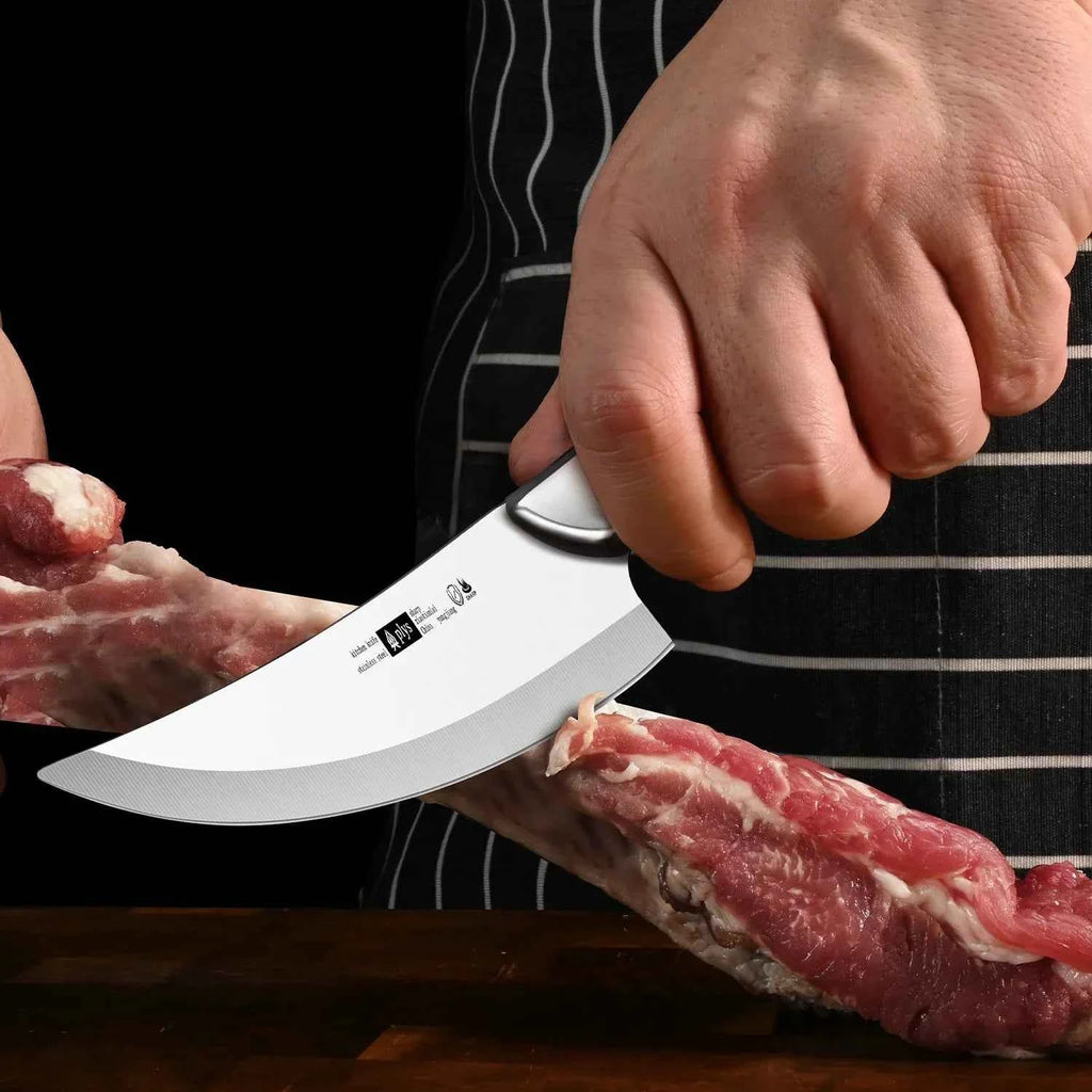 Kitchen boning knife, sharp meat cutting knife, charpener professionel slaughter knife, high-hardness small curved kitchen knife