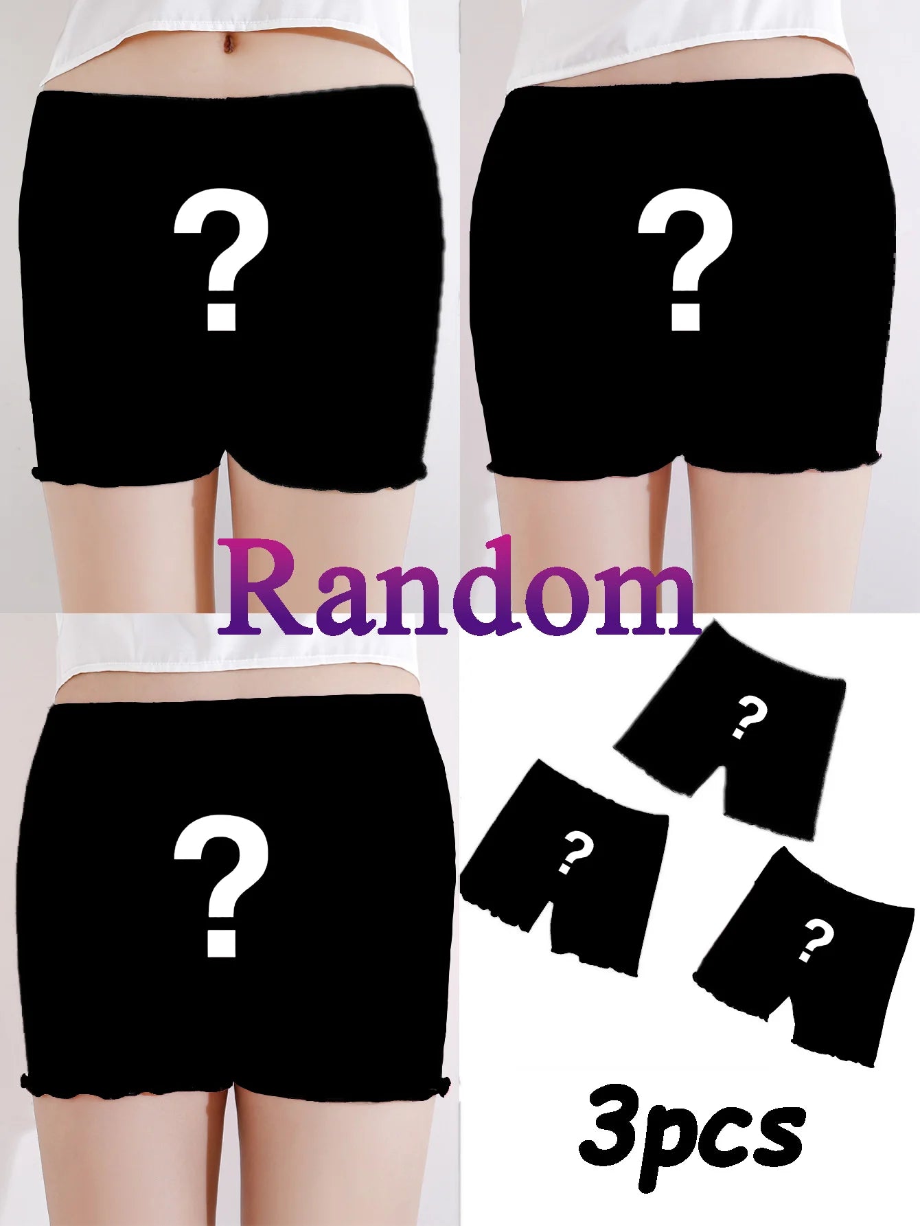 3 Pcs/Pack Summer Girls Shorts Kids Safety Pants Adorable Underwear Clothes Children's Cute Bow Short Underpants for Young Girls