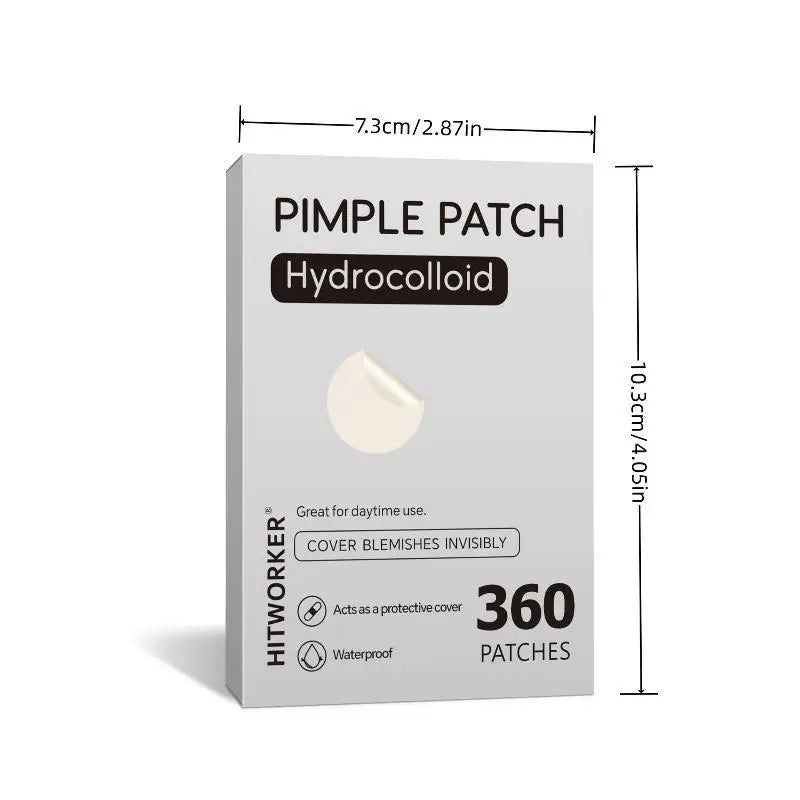 one size Color Hydrocolloid Acne Patches – Invisible Spot Covers, 360 Pack