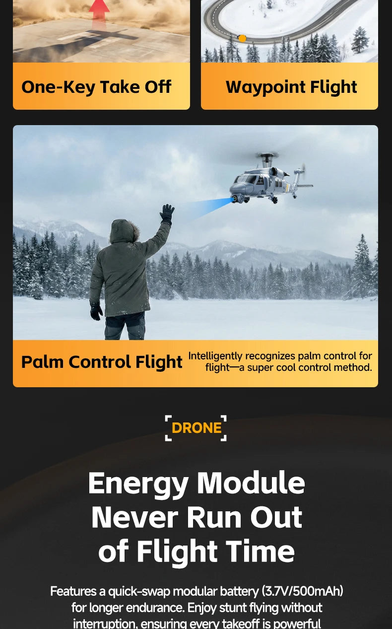 Military Remote Control Screen Helicopter 6 Axis Gyro Single Rotor 8K Aerial Optical Flow With Screen WIFI FPV RC Helicopter Toy