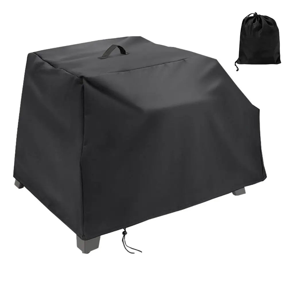 Waterproof Pizza Oven Cover Dustproof Outdoor Protective Pizza Oven Cover Black Windproof Camping Accessories For BBQ Camping RV